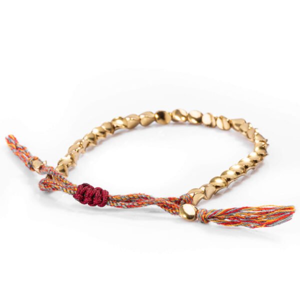 Tibetan Copper Beads Bracelet Handmade - For Healing, Strength & Protection - Image 10