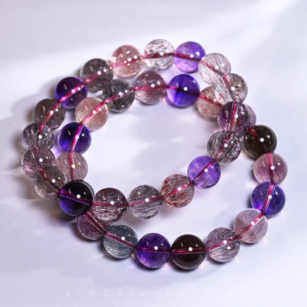 Natural purple super seventh plus strawberry crystal - Image 3