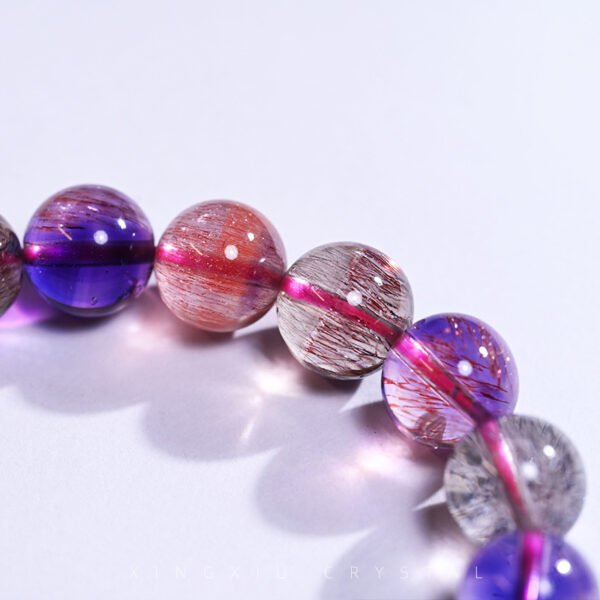 Natural purple super seventh plus strawberry crystal - Image 4