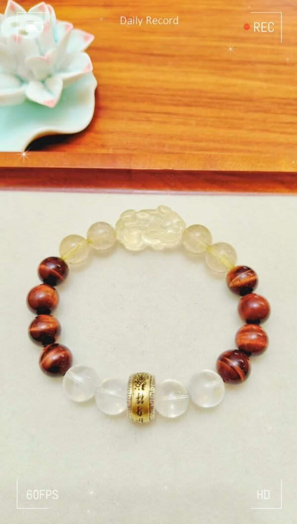 Lydia exclusive pair of Duobao color crystal bracelet female hair crystal super seven transfer bead bracelet men - Image 6