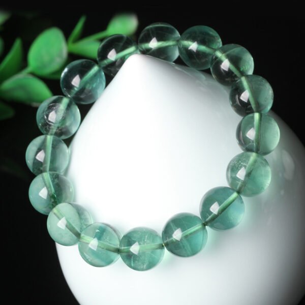 Natural green bodybine bracelet single circle green green stone crystal - Image 2