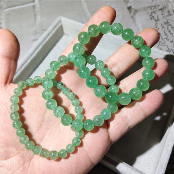 Natural green strawberry crystal - Image 5