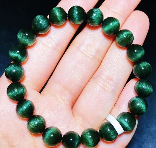 Boutique natural green hair crystal - Image 5