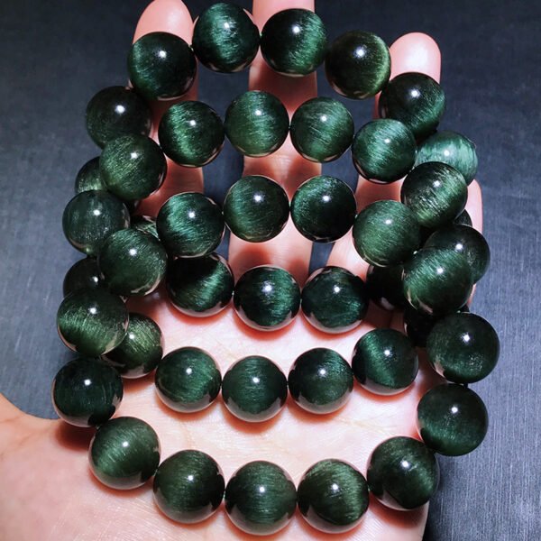 Boutique natural green hair crystal - Image 4