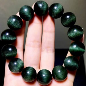 Boutique natural green hair crystal