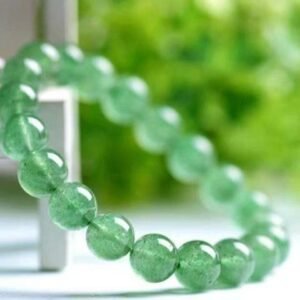 Natural green strawberry crystal