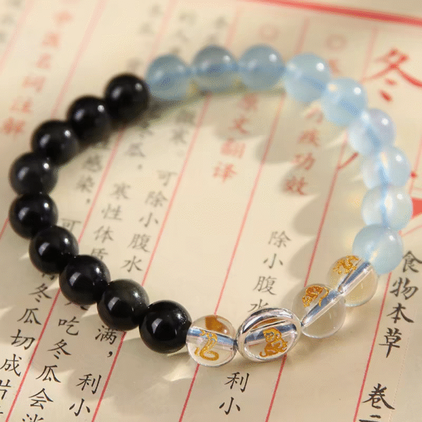 Natural sea blue treasure is obsidian - Image 2