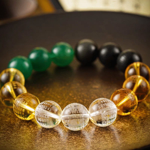 Natural custom multi-treasure bracelet