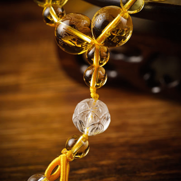 Authentic natural yellow crystal cargo pendant - Image 4