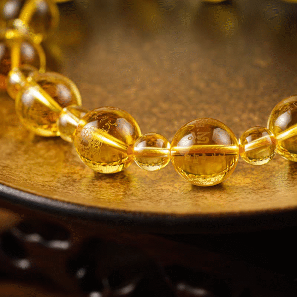 Authentic natural yellow crystal cargo pendant - Image 2