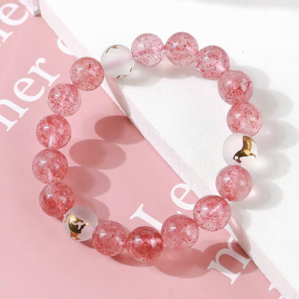 Strawberry Crystal Bracelet