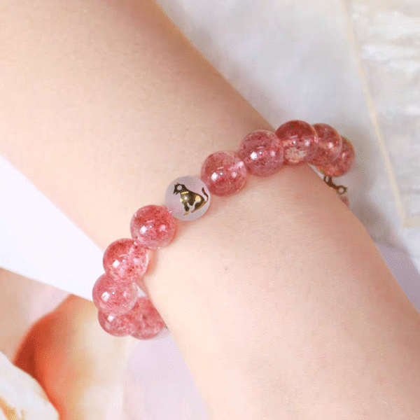 Strawberry Crystal Bracelet - Image 3