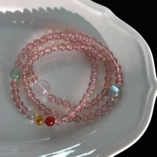 Strawberry Crystal Bracelet - Image 3