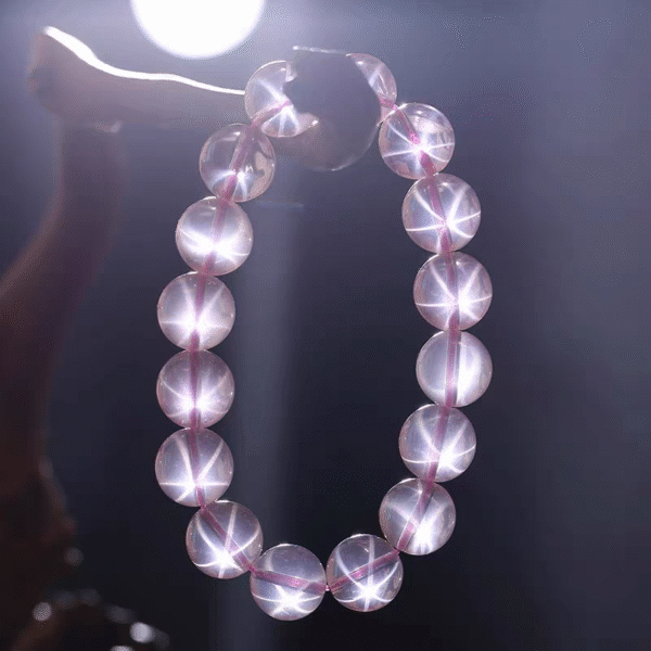 Pink crystal bracelet - Image 2
