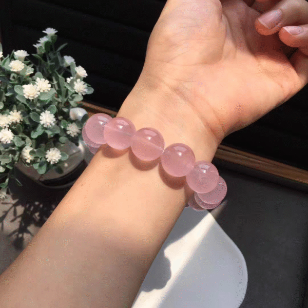Pink crystal bracelet - Image 4