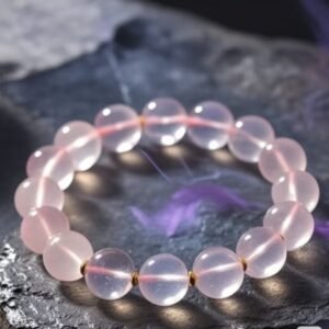 Pink crystal bracelet