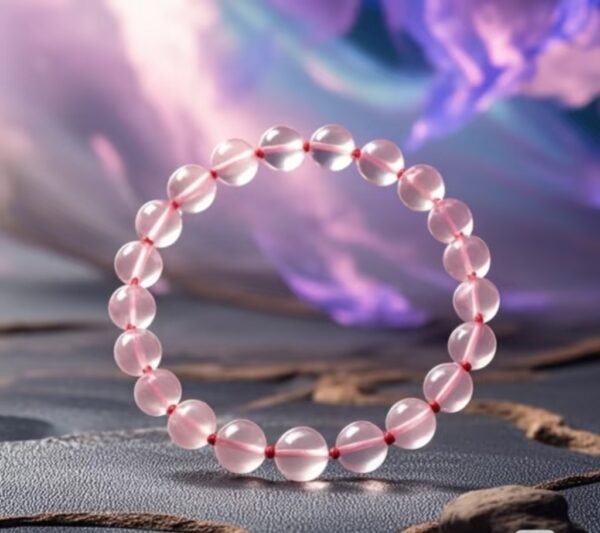 Pink crystal bracelet - Image 2