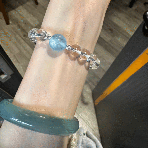 White crystal bracelet - Image 2