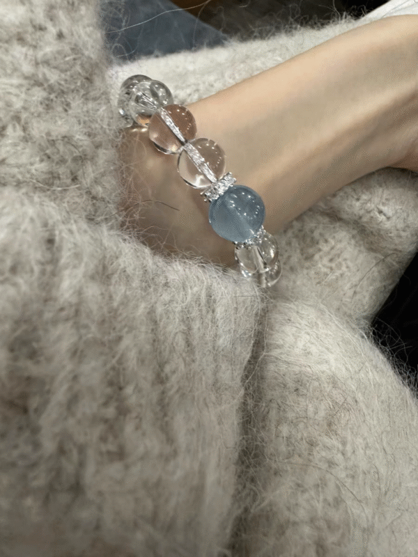 White crystal bracelet - Image 3