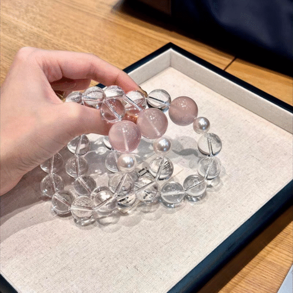 White crystal bracelet - Image 4