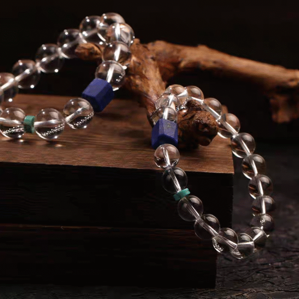 10A Collection Natural White Crystal Bracelet - Image 3