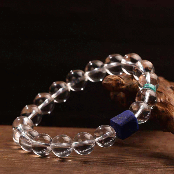 10A Collection Natural White Crystal Bracelet - Image 2