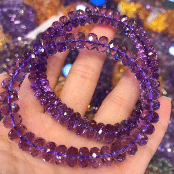 Surface purple crystal bracelet - Image 4